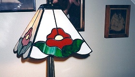 Samantha's Poppy Panel Lamp
